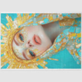 Oekraïne Vrijheid Politiek Activisme Decoupage Tissuepapier (Voorkant)