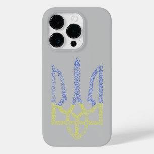 Oekraïne wapen trident tryzub spiraal patroon Case-Mate iPhone 14 pro hoesje