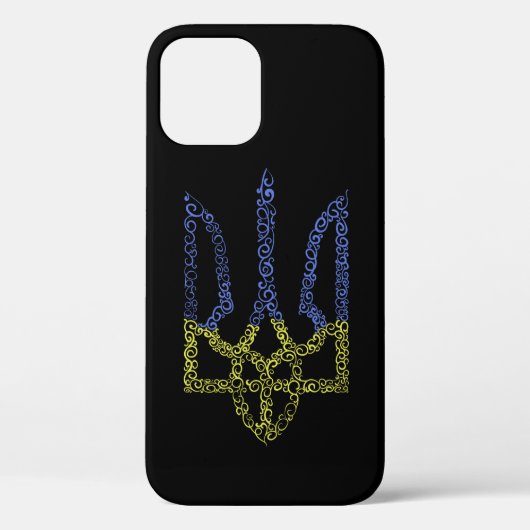 Oekraïne wapen trident tryzub spiraal patroon Case-Mate iPhone case (Achterkant)