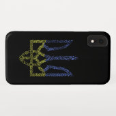 Oekraïne wapen trident tryzub spiraal patroon Case-Mate iPhone case (Achterkant (horizontaal))