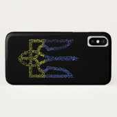 Oekraïne wapen trident tryzub spiraal patroon Case-Mate iPhone case (Achterkant (horizontaal))