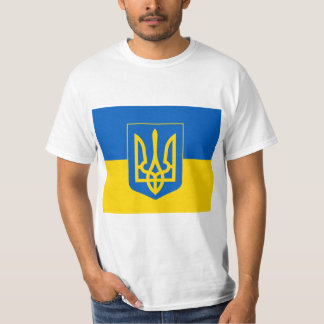 OEKRAÏNE Wapenmunt en vlag T-shirt