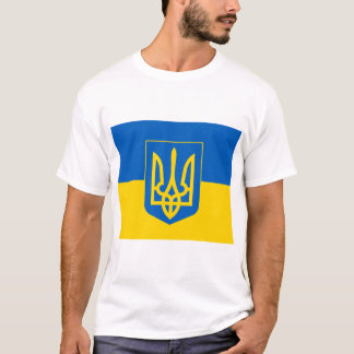OEKRAÏNE Wapenmunt en vlag T-shirt
