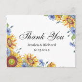 Oekraïne Waterverf Dank u Briefkaart (Voorkant)