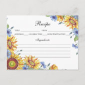 Oekraïne Waterverf Recipe Kaart (Voorkant)