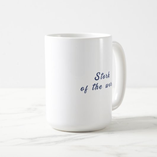 Oekraïne "yellow blue" vredelievende mok koffie (Voorkant rechts)