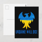 Oekraïne zal Phoenix opheffen Briefkaart (Voorkant / Achterkant)