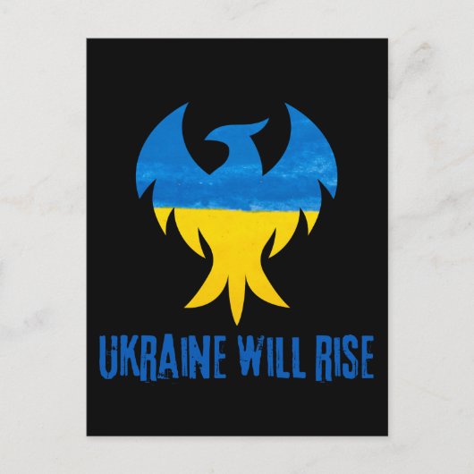 Oekraïne zal Phoenix opheffen Briefkaart (Voorkant)