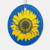 Oekraïne Zonnebloem Keramisch Ornament (Links)