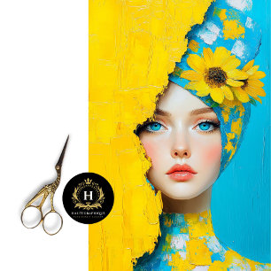 Oekraïne Zonnebloem Kracht Politiek Activisme Tissuepapier