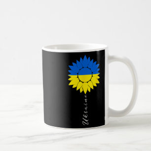 Oekraine Zonnebloem Oekraïense Vlag Ik Sta Achter  Koffiemok