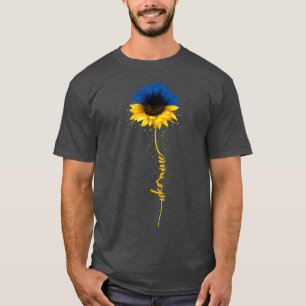 Oekraïne - Zonnebloem - Oekraïense vlag met Oekraï T-shirt