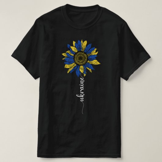 Oekraïne - zonnebloem - Oekraïne - stand met het T-shirt (Design voorkant)
