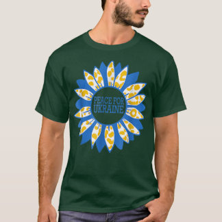 Oekraïne - Zonnebloem - Oekraïne Vrede voor Oekraï T-shirt