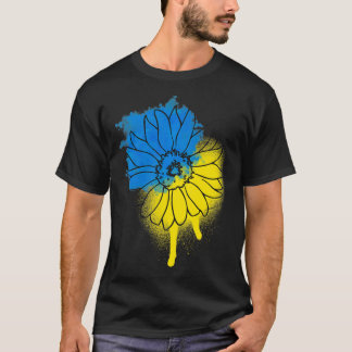Oekraïne Zonnebloem T. Vlag Col. T-shirt