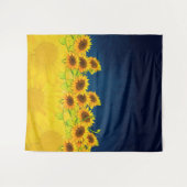 Oekraïne Zonnebloem Vlag Tapestry Wandkleed (Voorkant (horizontaal))