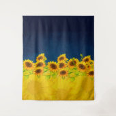 Oekraïne Zonnebloem Vlag Tapestry Wandkleed (Voorkant)