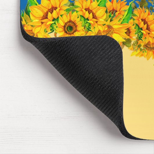 Oekraïne - Zonnebloemen voor de Wereldvrede Muismat (Hoek)