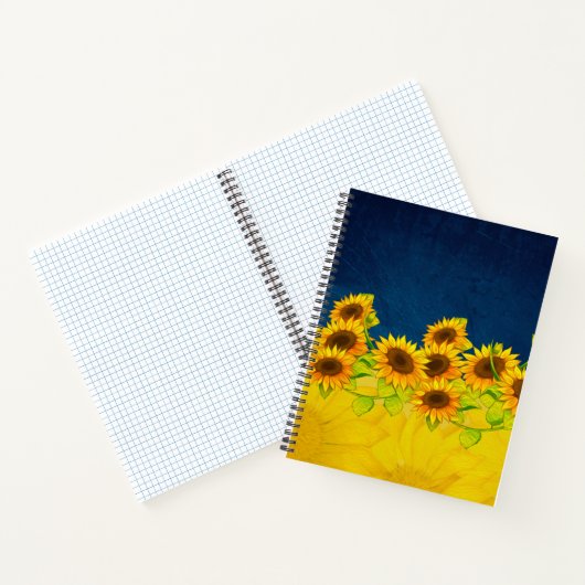 Oekraïne - Zonnebloemen voor hoop en vrede Notitieboek (Binnen)