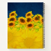 Oekraïne - Zonnebloemen voor hoop en vrede Notitieboek (Achterkant)
