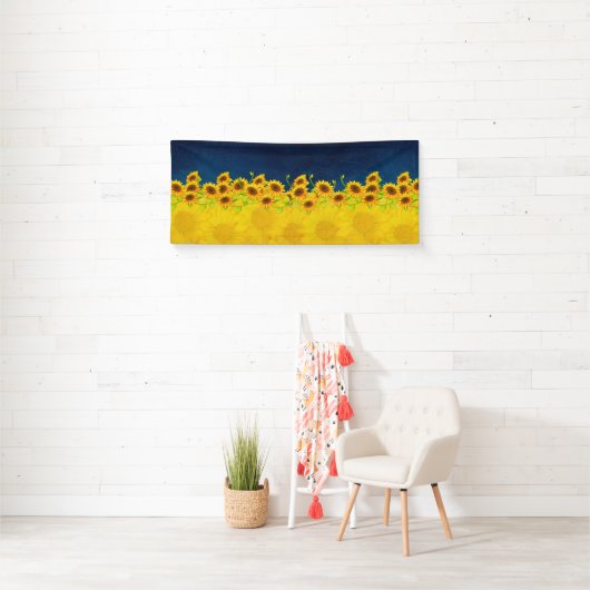 Oekraïne - Zonnebloemen voor hoop en vrede Spandoek (Insitu)