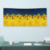 Oekraïne - Zonnebloemen voor hoop en vrede Spandoek (Beurs)
