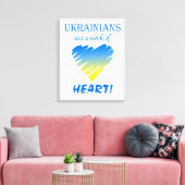 Oekraïners zijn een kunstwerk canvas afdruk (Insitu (Woonkamer))