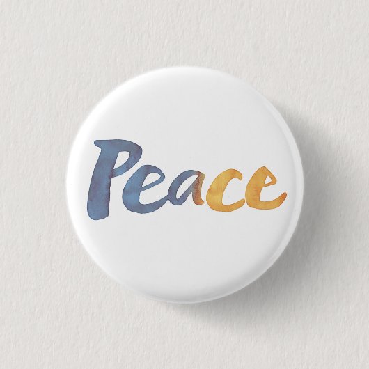 Oekraïnes - PEACE Oekraïne tegen oorlogsvrijheid Ronde Button 3,2 Cm (Voorkant)