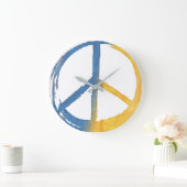 Oekraïnes - Tijd voor het PEACE-symbool Oekraïne-o Grote Klok (Huis)