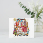 Oekrainian Christmas Day Feestdagenkaart (Staand voorkant)