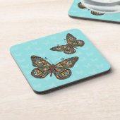 Oekrainian Monarch Square Coaster Bier Onderzetter (Linkerzijde)