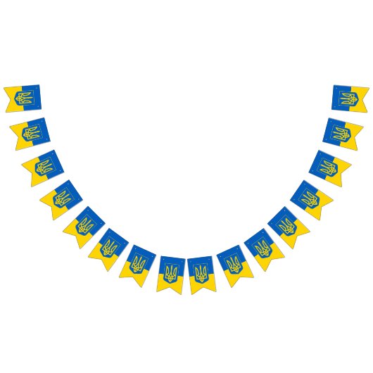 Oekraïnse banners, Oekraïense vlaggenpartij / brui Vlaggetjes (Alle)