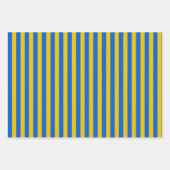 Oekraïnse blauwe en gele cadeaus inpakpapier vel (Voorkant 3)