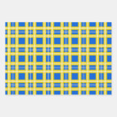Oekraïnse blauwe en gele spellen inpakpapier vel (Voorkant 2)