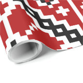 Oekraïnse borduurvrouw cadeaupapier (Rol Hoek)