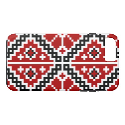 Oekraïnse borduurvrouw Case-Mate iPhone case (Achterkant (Horizontaal))