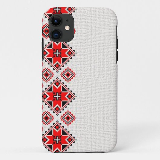 Oekraïnse borduurvrouw Case-Mate iPhone case (Achterkant)