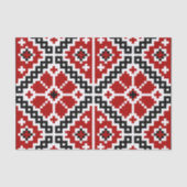 Oekraïnse borduurvrouw tissuepapier (Voorkant)