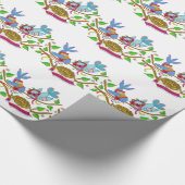 Oekraïnse bruiloft - Folk Art Cadeaupapier (Hoek)