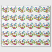 Oekraïnse bruiloft - Folk Art Cadeaupapier (Vlak)