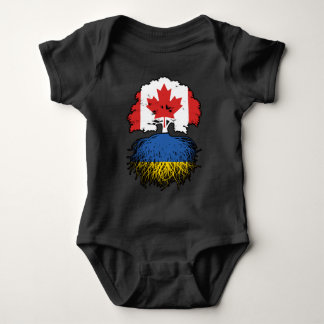 Oekraïnse Canadese Canada Boom Roots Flag Romper