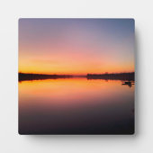 Oekraïnse Dnieper in zonsondergang Fotoplaat (Voorkant)