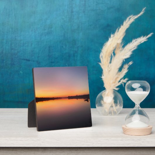Oekraïnse Dnieper in zonsondergang Fotoplaat (Insitu)