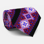 Oekraïnse folk Etnische Embroidergrens Stropdas (Opgerold)