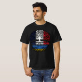 Oekraïnse franse bosboomvlag t-shirt (Voorkant volledig)