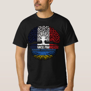 Oekraïnse franse bosboomvlag t-shirt