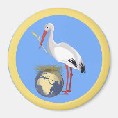 Oekraïnse "geel blauw" vredeskleurig magneet (Voorkant)