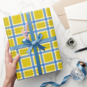 Oekraïnse geel en blauw cadeaupapier