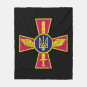 OEKRAÏNSE LUCHTKRACHTEN EMBLEM OEKRAÏNE ARMED FORC FLEECE DEKEN (Voorkant)