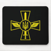 OEKRAÏNSE LUCHTKRACHTEN EMBLEM OEKRAÏNE ARMED FORC MUISMAT (Voorkant)